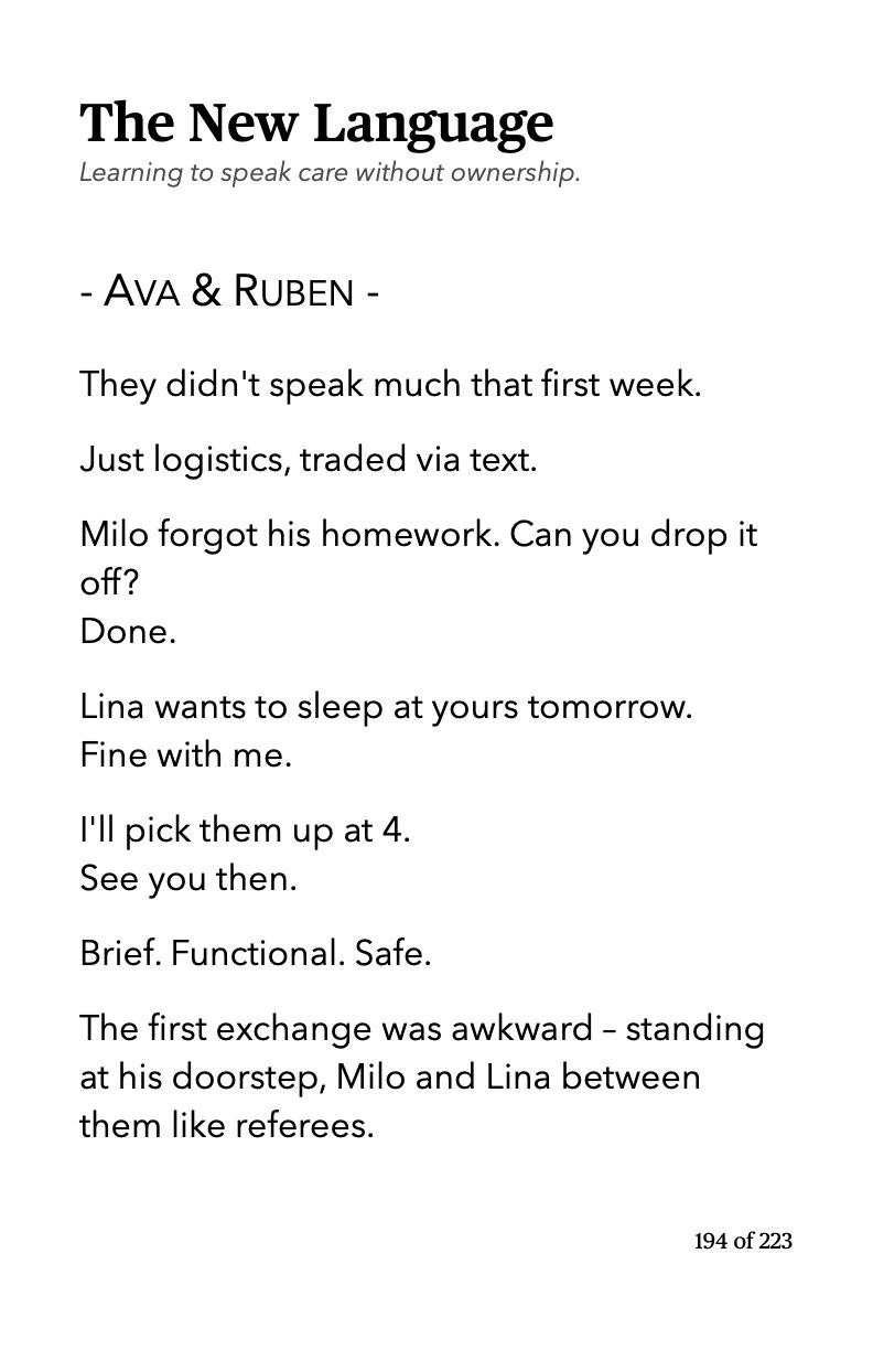 Inside The Language Between Us - page 1